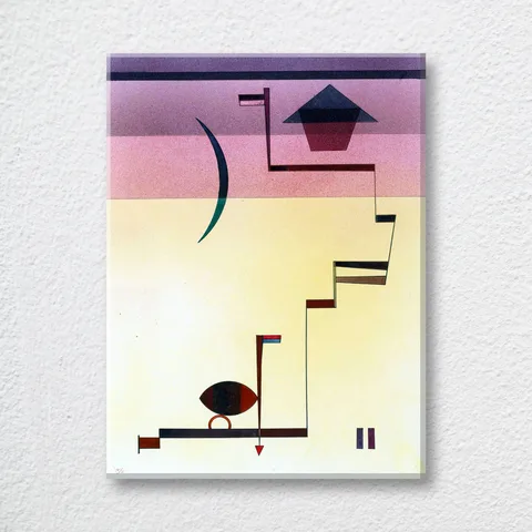 ‘Eckig’ Russian Wall Art Print