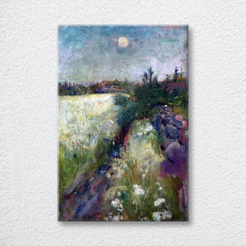 ‘Flowery Meadow At Veierland’ Norwegian Wall Art Print