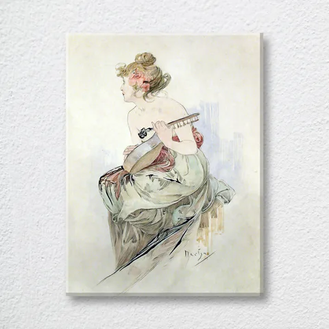 ‘From The Frontispiece Of Le Pater’ Czech Wall Art Print