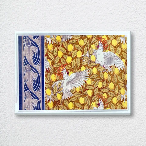 ‘Poissons, Frise Au Pochoir’ Maurice Pillard Verneuil Wall Art Print