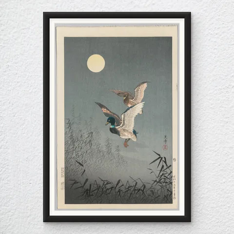 ‘Tokyo Views: Ducks’ Tsuchiya Kōitsu Wall Art Print